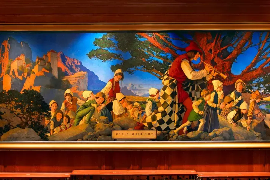 Pied Piper Mural at Palace Hotel